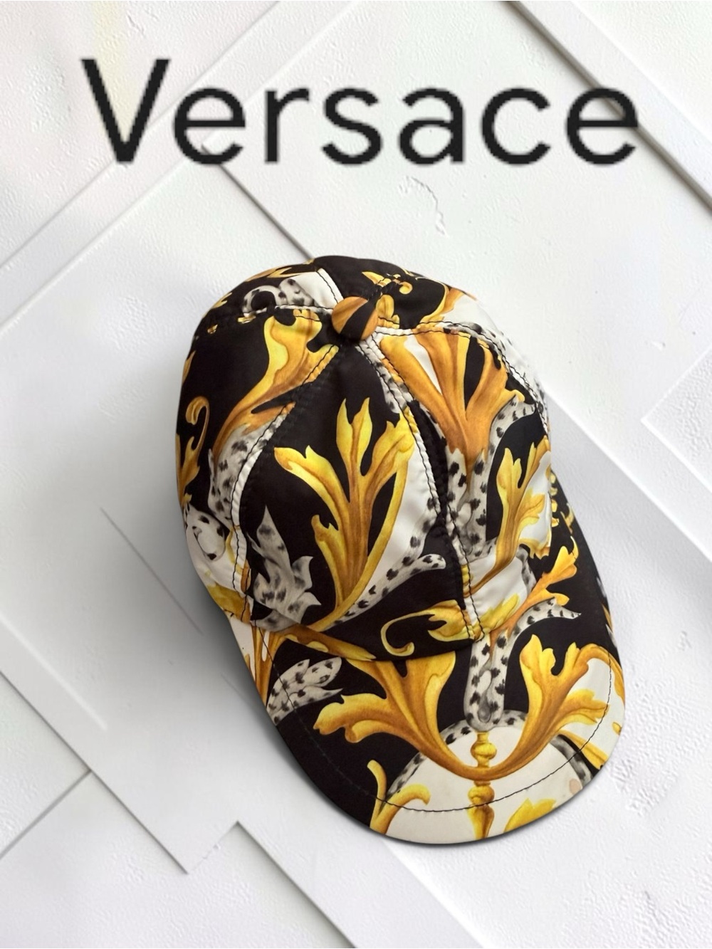 Versace NWT Petite Baroque Cap